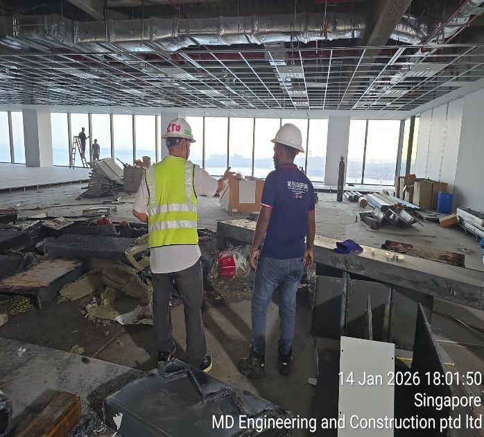 Marina One commercial works by MD Engineering Singapore